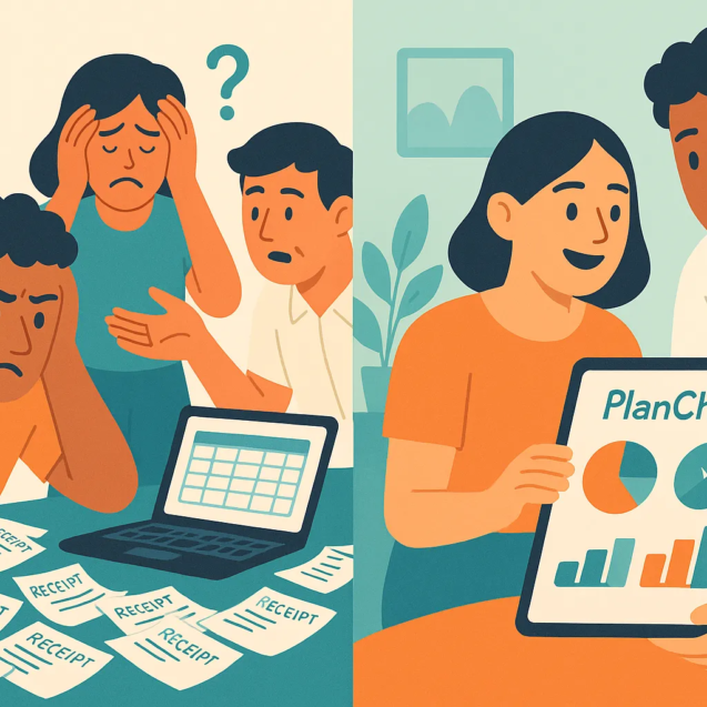 راهنمای کامل تقسیم هزینه‌های پروژه تیمی با استفاده از اپلیکیشن پلن چین